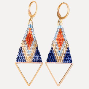 Oracle Fire Beaded Earrings