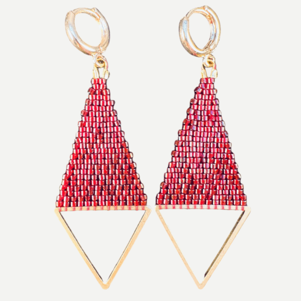 Root Rise Beaded Earrings